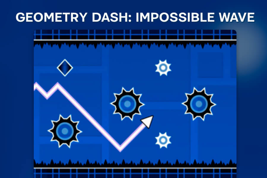 Play Geometry Dash Impossible Wave online free